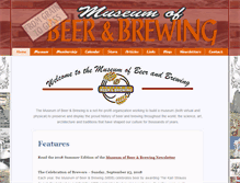 Tablet Screenshot of brewingmuseum.org